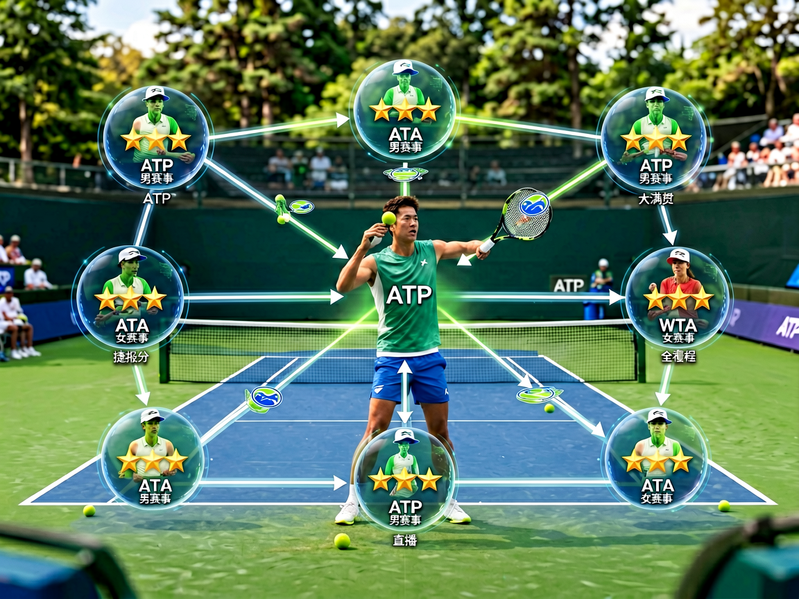 ATP与WTA网球赛事数据展示